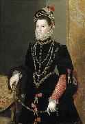 Juan Pantoja de la Cruz Queen Elizabeth of Valois oil painting on canvas